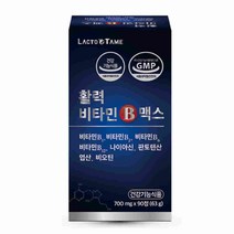 활력 비타민B 맥스 90정 3개월분 고농축 B군 콤플렉스 수험생 부모님 남성 여성 에너지 영양제 비타민B B1 B6 B12 나이아신 판토텐산 엽산 비오틴 1일1정 피로회복 수용성