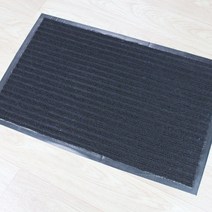 라라공방 현관 고무패킹 바닥 매트 발매트, 블랙, 1개