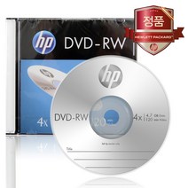 HP DVD-RW 슬림케이스 공디스크 16X 4.7GB 10p, DVD-RW 10P SLIM