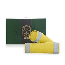 사랑예감 대형 바이오칩 / 메밀 / (택1) 원형 베개 (선물세트), 노랑