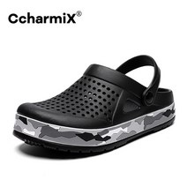 남성 남자 남성용 샌들 ccharmix 나막신 camo new mens 여름 비치 슬리퍼 야외 캐주얼 워터 슈즈 빅 사이즈
