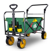 캠핑 트레일러 tmz 야외 캠핑 캠핑 캠프 트롤리 낚시 트롤리 car express photography 접는 small trailer /999ea, 2140rrb-후면 프레임이 없는 중간-녹색 노란