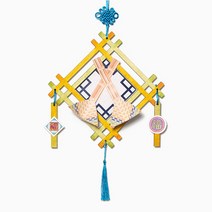 추석 전통 종이 복조리 벽걸이 만들기 (색동복조리)