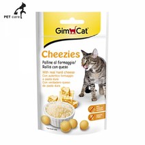 짐펫 치즈 롤리스 40g고양이 영양제 헤어볼 캣영양제 애완용품
