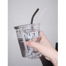 이에스 MBTI 엠비티아이 글라스컵 커피컵 2유형, 컵+빨대+뚜껑, 1개, ENTP