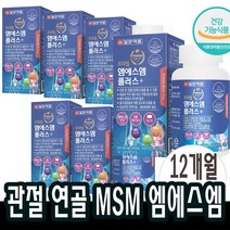엠에스엠 MSM 관절 무릎 손가락 옵티 식이유황 영양제 머스트 약 12개월분 (6박스 )