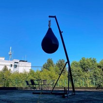 스탠딩샌드백12-21 인치 물 충전 아쿠아 헤비 펀칭 백 복싱 헤드 헌터 슬립 볼 피트니스 장비 체육관 홈, 체인 포함 80kg