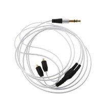 [OOTDTY STORE]헤드폰 마이크 케이블 코드 UM PRO10/UM PRO50 게임용 헤드셋용 3.5mm 인터페이스 클리어, 은