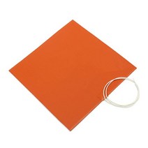 전기 장판 캠핑용 전기요 11x11 280x280MM 12V 70-90 도 C 실리콘 히터 난방 패드 피자 가방 음식 시스템 자동차 충전기 포함, [04] pls contact 4 black, [01] 주황색