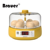 파충류 카멜레온 도마뱀 닭 앵무새 알 인큐베이터 인큐베이팅 부화기 완전 자동 LED 6 계란 부화장 기계 온도 습도 제어 오리 메추라기 조류 인공 농장, 6 Eggs, EU Plug 220V, CHINA