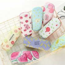 TN 과일 안경 케이스(8가지 디자인) 안경 케이스 우드 가죽