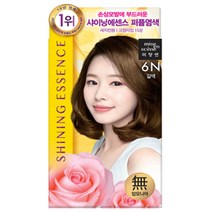 미쟝센 샤이닝 에센스 퍼퓸 염색약 6N 갈색 새치전용, 1개