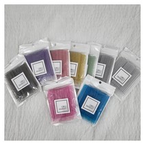 마이크로 면봉 펄 브러쉬 100개 대용량 100개입, 펄 핑크