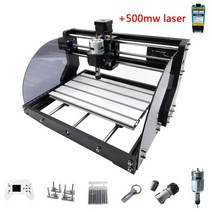 3018 pro max cnc 레이저 조각기 3 축 diy 나무 돌 금속 cnc 목공 조각 기계 오프라인 컨트롤러, 500mw 레이저