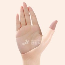 실리콘 학생 직장인 공부 작업용 손목보호대 1set M, 1개