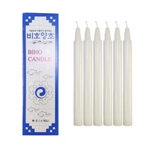 국산 특호초(6개입) 비호양초 제사양초 절 양초, 1개