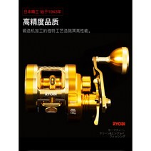 RYOBI 료비릴 배리우스(금콩) 라이트 베이트캐스팅릴 지깅릴, 오른손, A