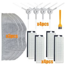 메인 브러시 사이드 브러시 hepa 필터 걸레 천 예비 부품 xiaomi mijia g1 mjstg1 mi 로봇 진공 걸레 필수 액세서리, g1-6