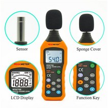 데시벨 측정기 아파트 층간 소음 PEAKMETERLCD 디지털 디스플레이 오디오 dB ~ 130dB PM6708 미터 측정 로거 테스터