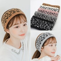 미스21 플랫 레오파드 헤어밴드 머리띠 여성 여자 성인 머리밴드 hairband (hb1138)