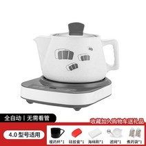 약탕기 전기 홍삼제조기 한약방 탕약기 다림기, 4L 화이트