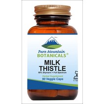 Pure Mountain Botanicals 밀크씨슬 밀크시슬 실리마린 90캡슐