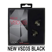 샨링 SHANLING vsonic new vsd3s hifi 인 이어 이어폰 다이나믹 드라이버 이어 버드 스포츠 헤드셋 팝 보컬 음악에 능숙, newvsd3s 블랙
