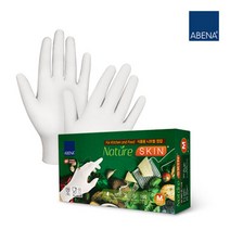 아베나 두꺼운 니트릴 라텍스 위생 장갑 DK550KF 100매, 단품, 사이즈:S