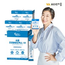 퍼펙트바이오틱스 슈퍼 프로바이오틱스 19 유산균, 60g, 6개