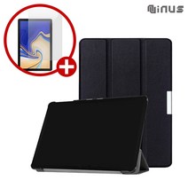 아이디스킨 (+강화유리 증정) 삼성 갤럭시탭 S4 10.5 스마트 북커버 아머 태블릿 케이스 세트 SM-T830 T835, 스마트_블랙(+강화유리1매)