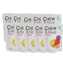 댕Ol몰 청정one 츄앤릴 고구마츄 100프로 간식 대용 리얼고구마 60g, 10개