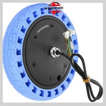 8.5 인치 전기 스쿠터 브러시리스 모터 36V 250W 8 1/2x2 색 벌집 솔리드 타이어 Xiaomi Mijia M365 휠 허브 부품, [04] 파란