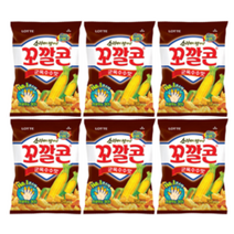 소리까지 맛있다 롯데 꼬깔콘 군옥수수맛 72g 6개