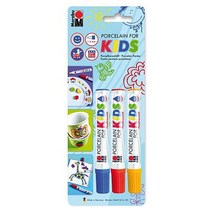 마라부 포셀린 페인터 키즈 3색 세트, 상세페이지 참조, 1개, 1개