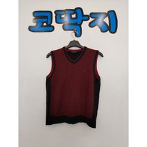 남02536 인디안정품 브이넥니트조끼 추동 중고구제 코딱지구제