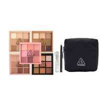 3CE 멀티 아이 컬러 팔레트 10color 택1+퍼퓸 샘플+아이브러쉬+큐브 파우치, AUTO FOCUS