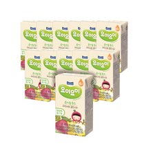 요미요미 유기농주스 125ml, 레드비트골든사과, 12개