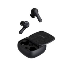 파뮤 슬라이드 블루투스 이어폰 + 하드케이스, 블랙, 블랙