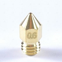 3D 프린터 기 노즐 교체 수리 0.1~1.0mm(1.75mm)0.6