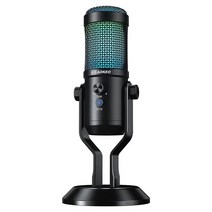 Aokeo USB 마이크 컴퓨터용 콘덴서 팟캐스트 마이크. 녹음 게임 데스크톱 윈도우스 맥 유튜브 스트리밍 디스코드에 적합함, AK-60