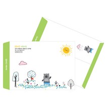 BEN012_어린이집 유치원 대봉투_하이 곰돌이, 01_모조지 500장