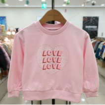 컬리수 러브팝잇맨투맨C231TSG08P-P