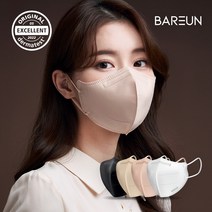 고르고 바른 KF94 국산 새부리형 마스크 대형, 50개입, 1개, 화이트