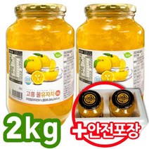 [하이네] 고흥 꿀유자차 1KG + 딸기잼 1KG, 단품