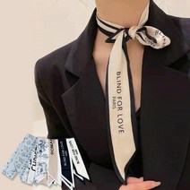 어나더뷰 5종세트 슬림 실크 쁘띠 스카프 헤어 악세사리 1630, 베른 5P set