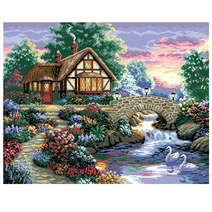 서은이네 캔버스 액자형 DIY 보석십자수 50x40cm, AQ08.40x50cm