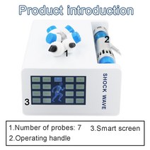 충격파 치료 기계 ED 물리 기구 등 발 통증 완화 바디 300MJ, 02 UK Plug