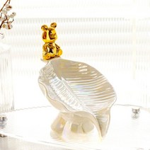 물빠짐 비누 받침대 욕실 홀더 거치대 받침 인테리어소품, 베이지, 1개