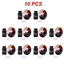 매니큐어용 네일 광택제 천연 고무 베이스 젤 바니시 아트 탑 프라이머 코트 11 색 30ml 1-10 개, 39 A6 10pcs