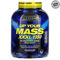 MHP Up Your Mass 업 유어 매스 XXXL 1350 2780g 밀크 초콜릿 파우더, 2780g (6.12 lb)